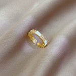 Arihant Gold Plated Crystal Studded Contemporary Anti Tarnish Adjustable Finger Ring
