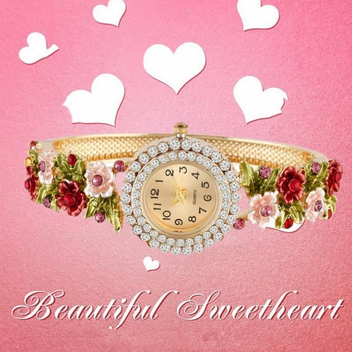 Arihant Multicolour AD Bracelet Watch 9025