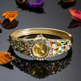 Arihant Multicolour AD Bracelet Watch 9026
